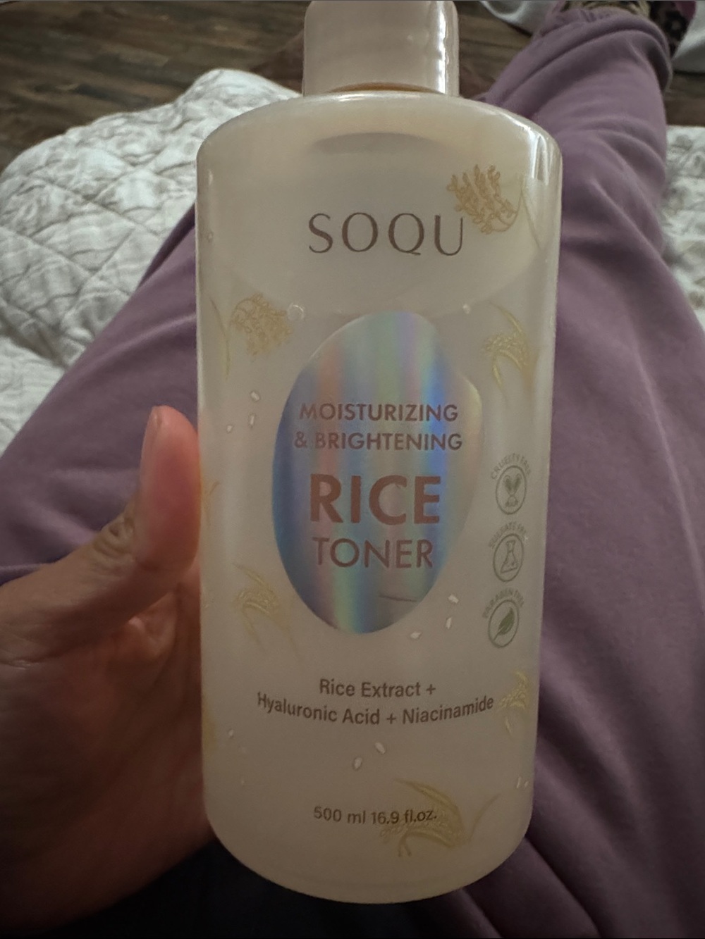 SOQU Rice Toner - Moisturizing & Brightening